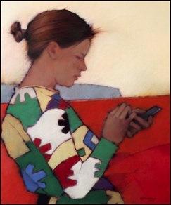 girl with mobile  40·51
SOLD